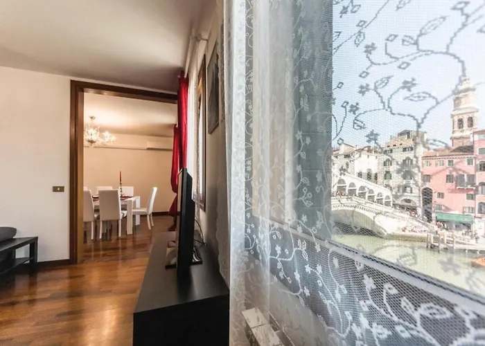 شقة Rialto With Canal Grande View *